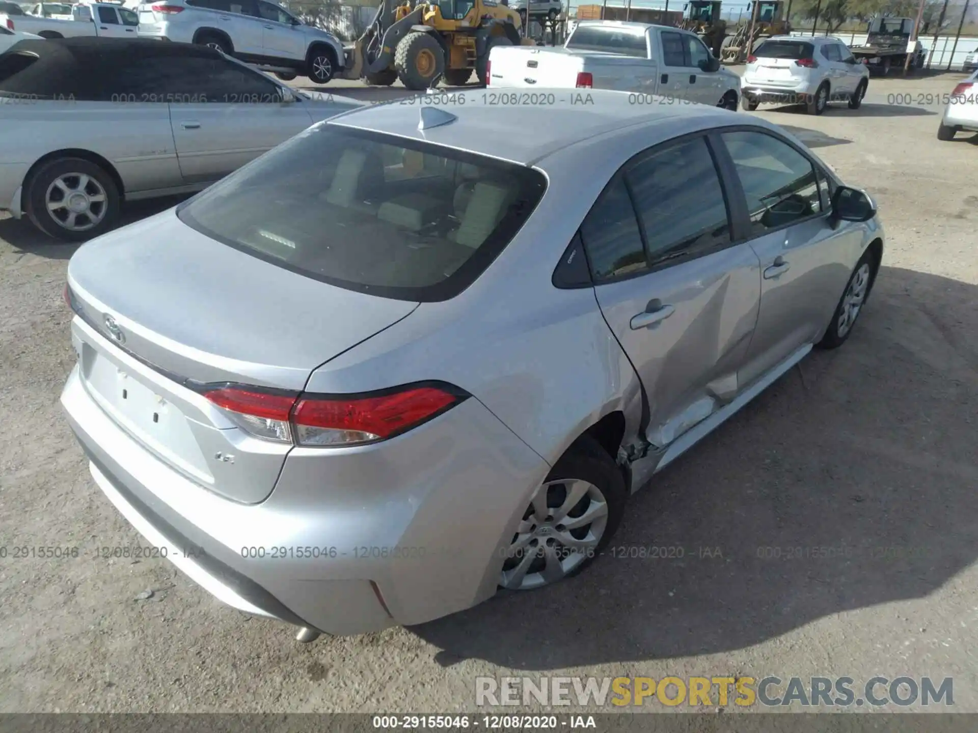 4 Photograph of a damaged car JTDEPRAE6LJ041151 TOYOTA COROLLA 2020