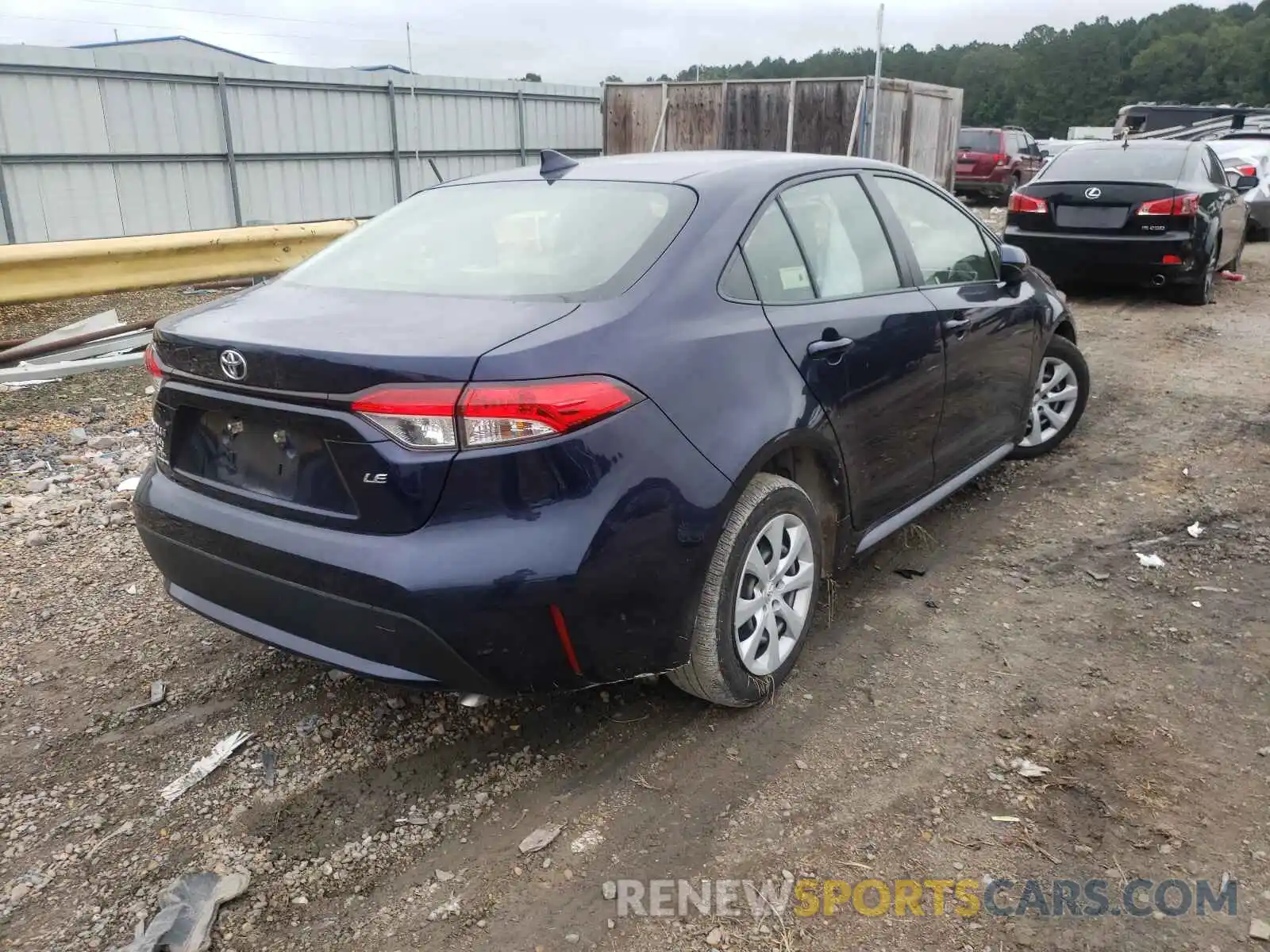 4 Photograph of a damaged car JTDEPRAE6LJ041229 TOYOTA COROLLA 2020