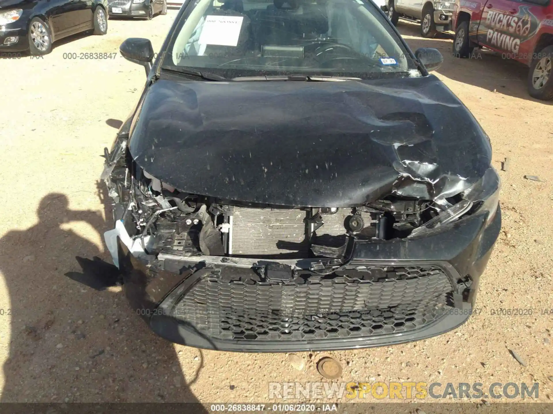 6 Photograph of a damaged car JTDEPRAE6LJ041571 TOYOTA COROLLA 2020