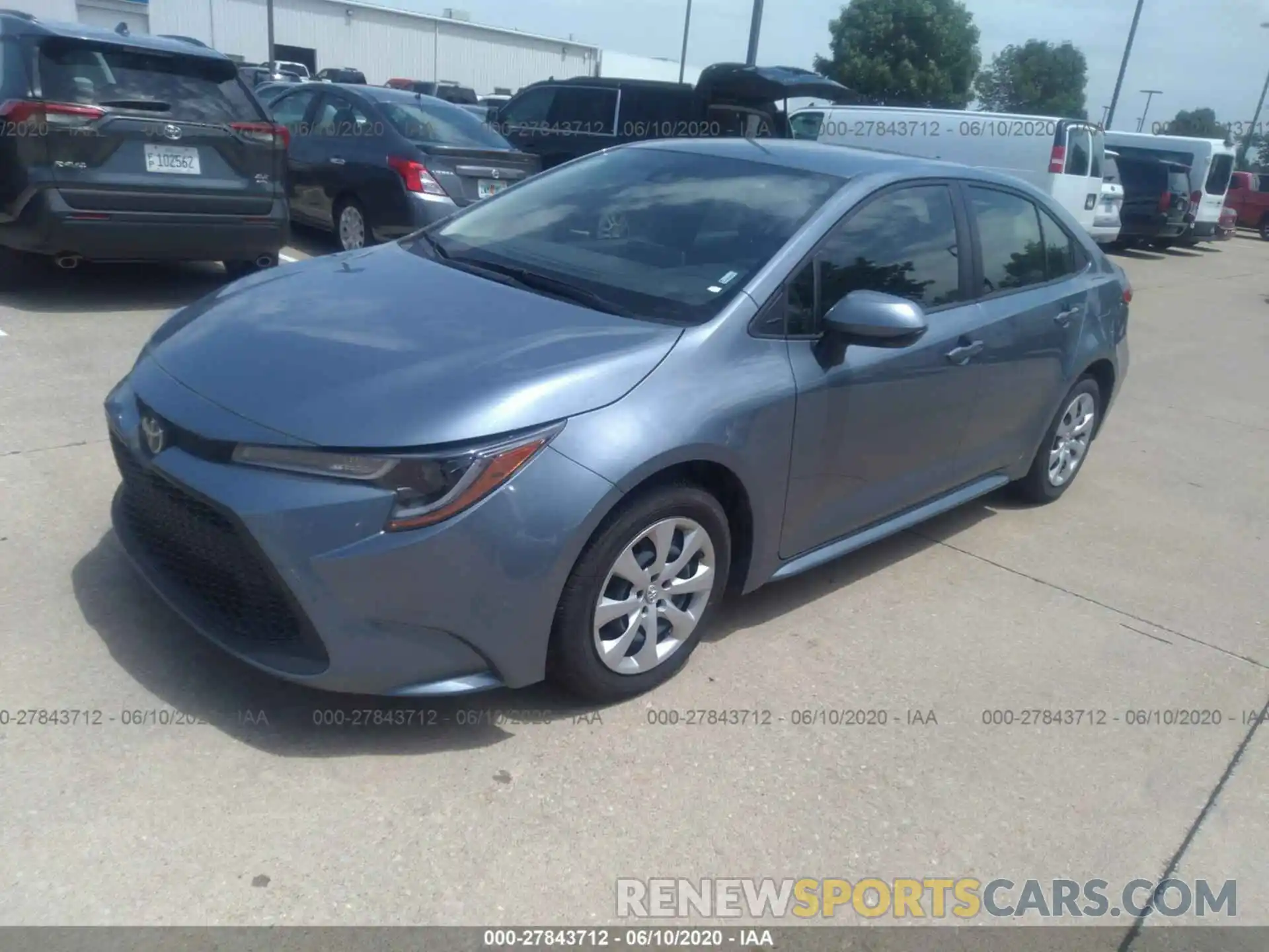 2 Photograph of a damaged car JTDEPRAE6LJ041716 TOYOTA COROLLA 2020