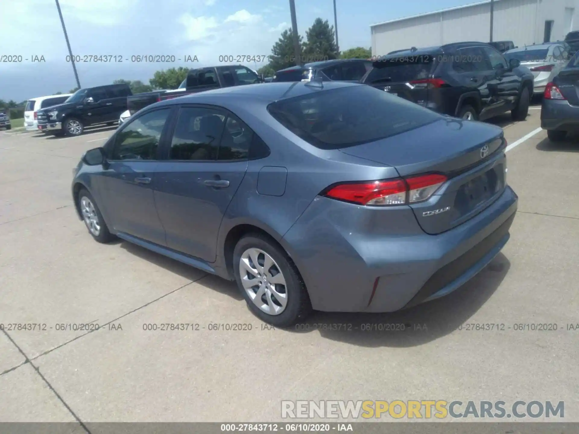 3 Photograph of a damaged car JTDEPRAE6LJ041716 TOYOTA COROLLA 2020