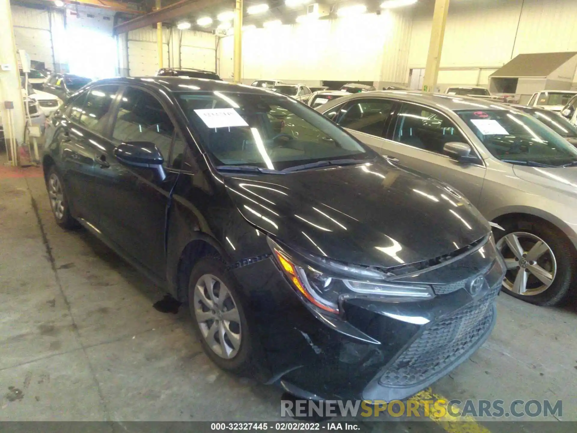 1 Photograph of a damaged car JTDEPRAE6LJ041764 TOYOTA COROLLA 2020