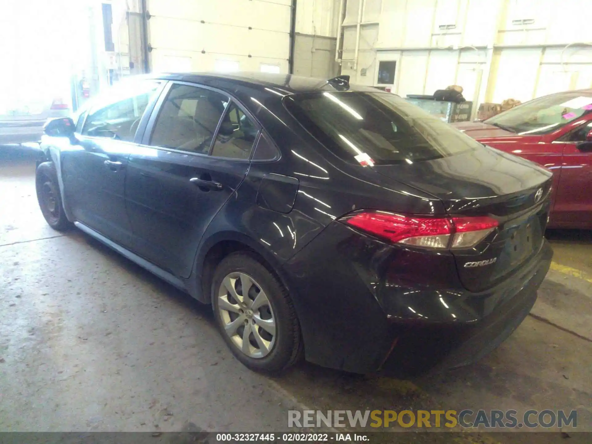 3 Photograph of a damaged car JTDEPRAE6LJ041764 TOYOTA COROLLA 2020