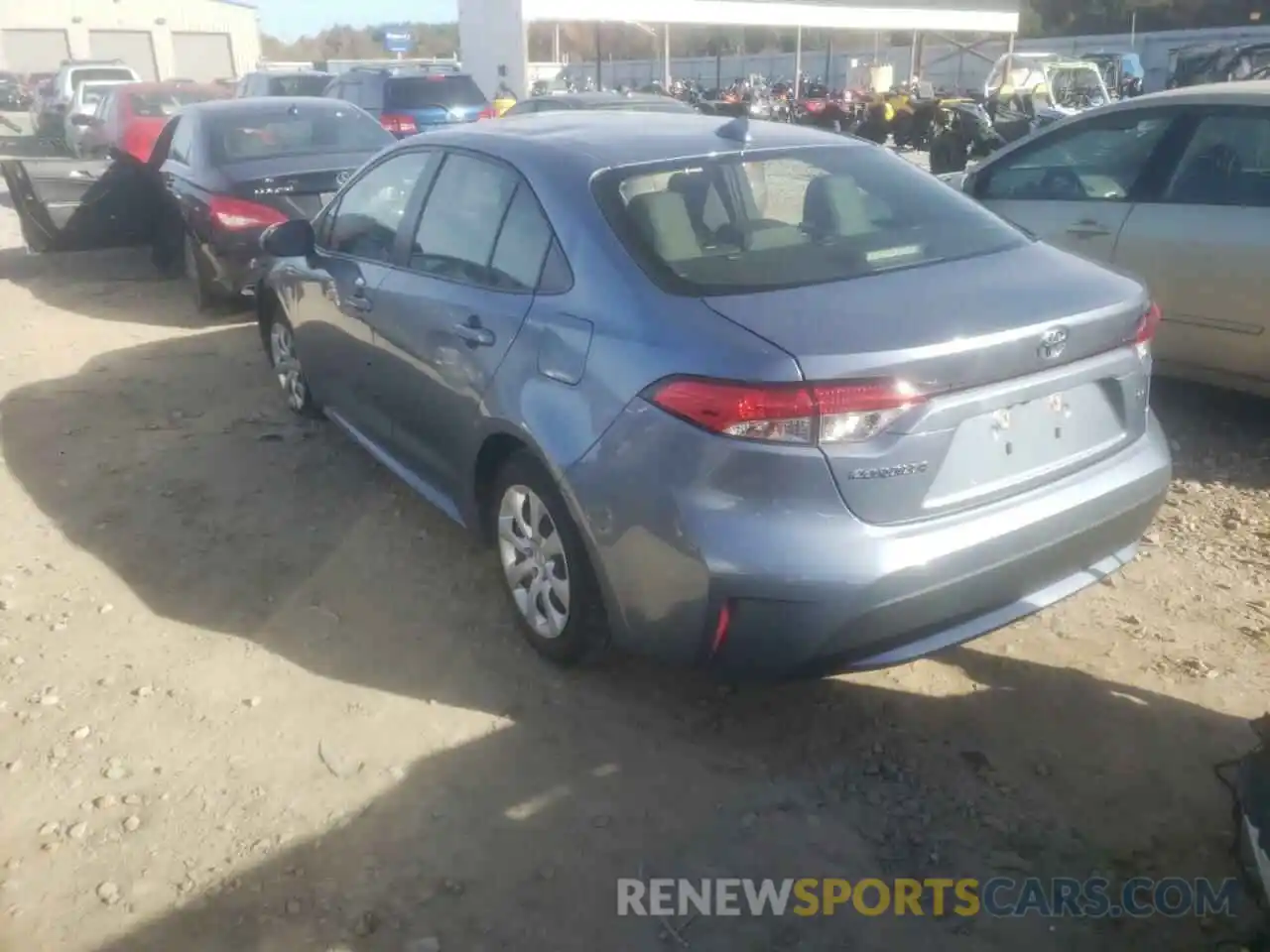 3 Photograph of a damaged car JTDEPRAE6LJ042994 TOYOTA COROLLA 2020