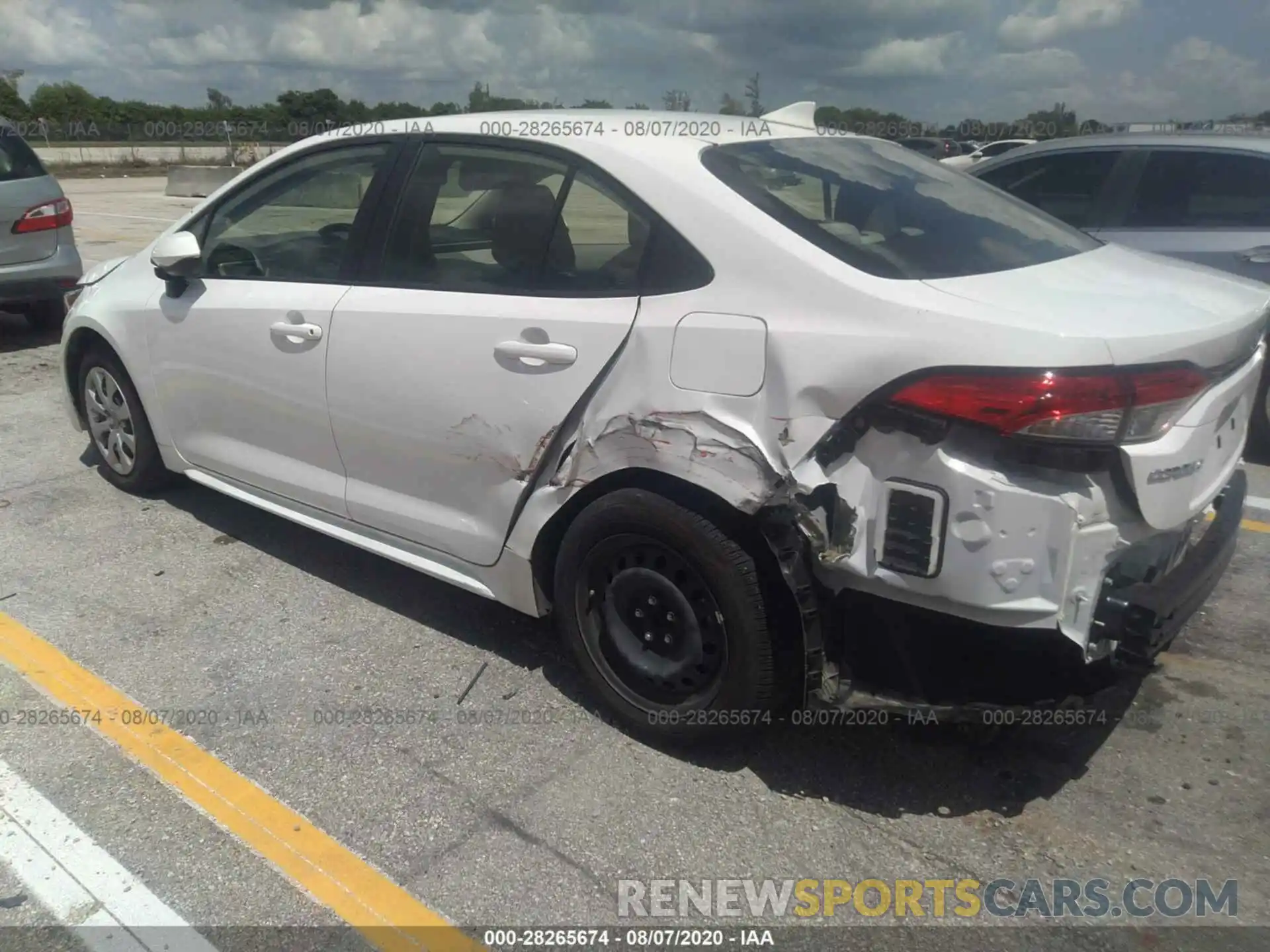 6 Photograph of a damaged car JTDEPRAE6LJ043921 TOYOTA COROLLA 2020