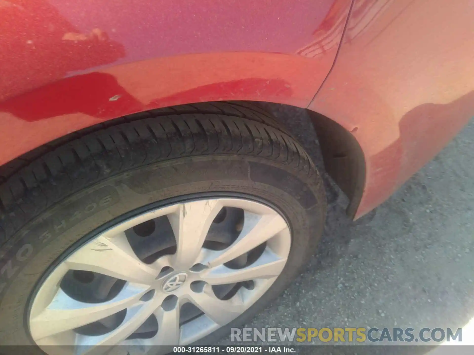 13 Photograph of a damaged car JTDEPRAE6LJ044051 TOYOTA COROLLA 2020