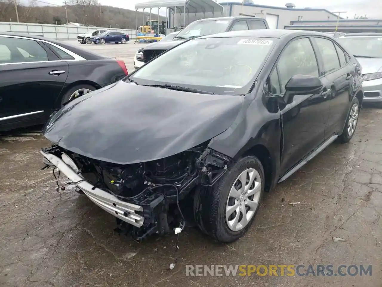 2 Photograph of a damaged car JTDEPRAE6LJ044180 TOYOTA COROLLA 2020