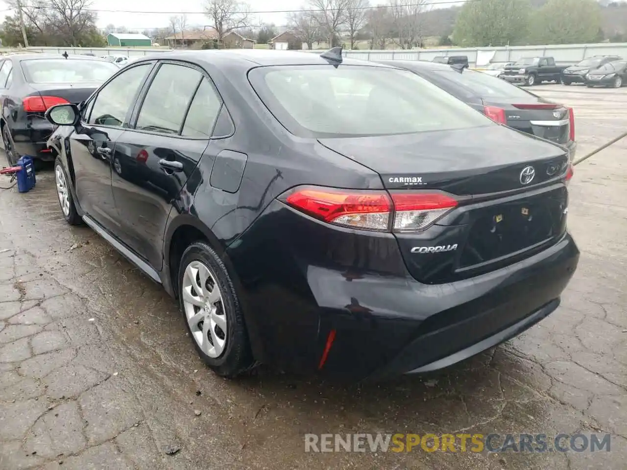 3 Photograph of a damaged car JTDEPRAE6LJ044180 TOYOTA COROLLA 2020