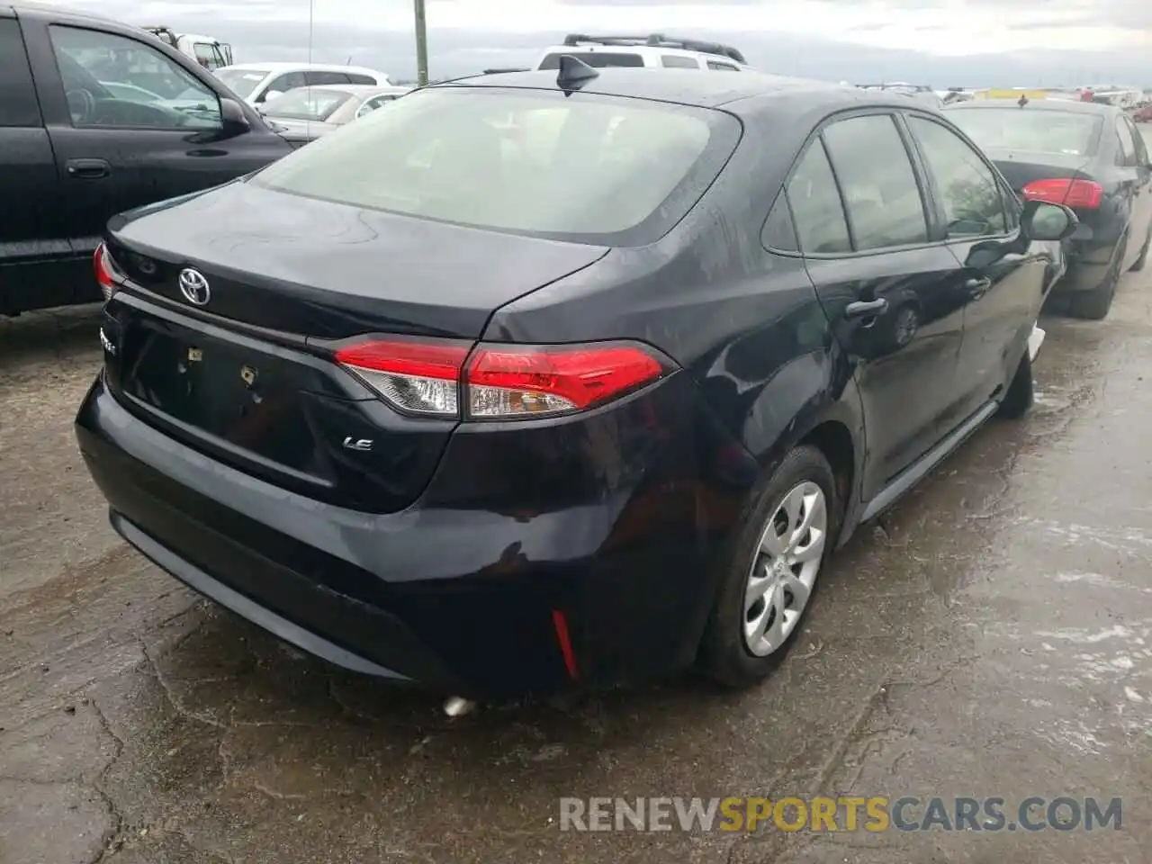 4 Photograph of a damaged car JTDEPRAE6LJ044180 TOYOTA COROLLA 2020