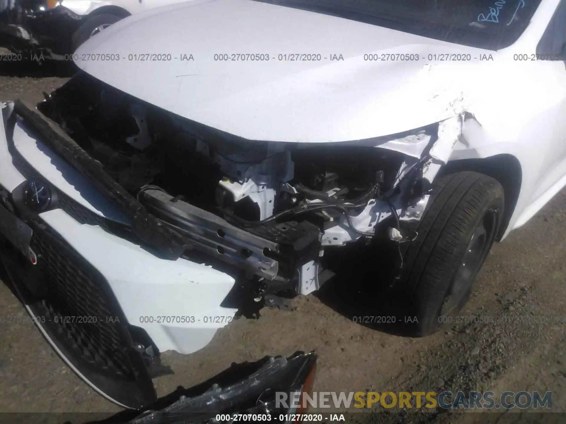 6 Photograph of a damaged car JTDEPRAE6LJ044213 TOYOTA COROLLA 2020
