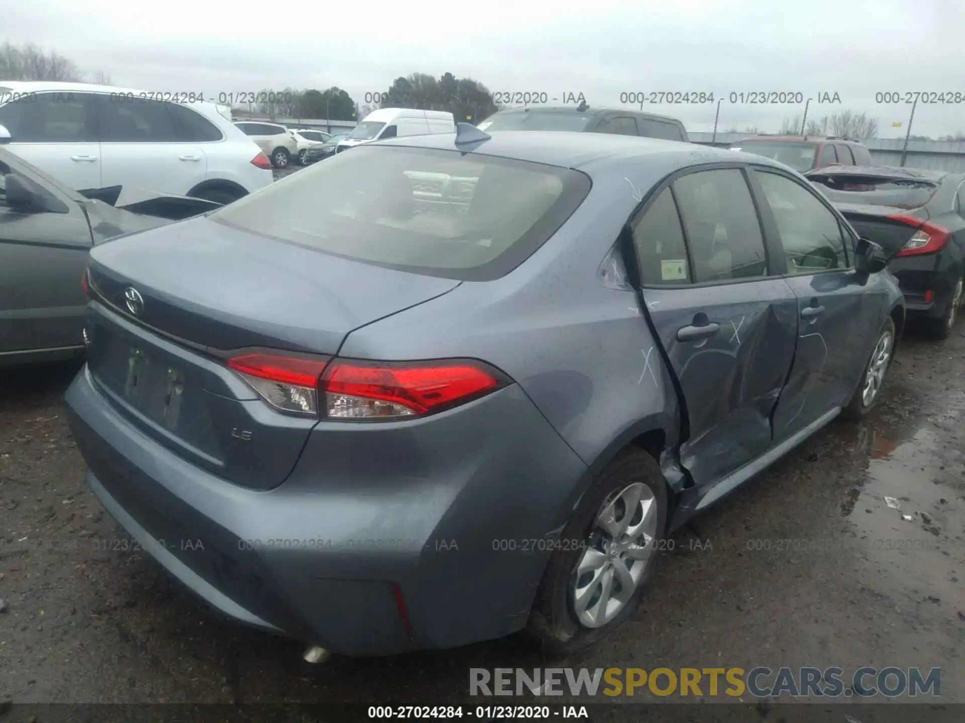 4 Photograph of a damaged car JTDEPRAE6LJ044325 TOYOTA COROLLA 2020