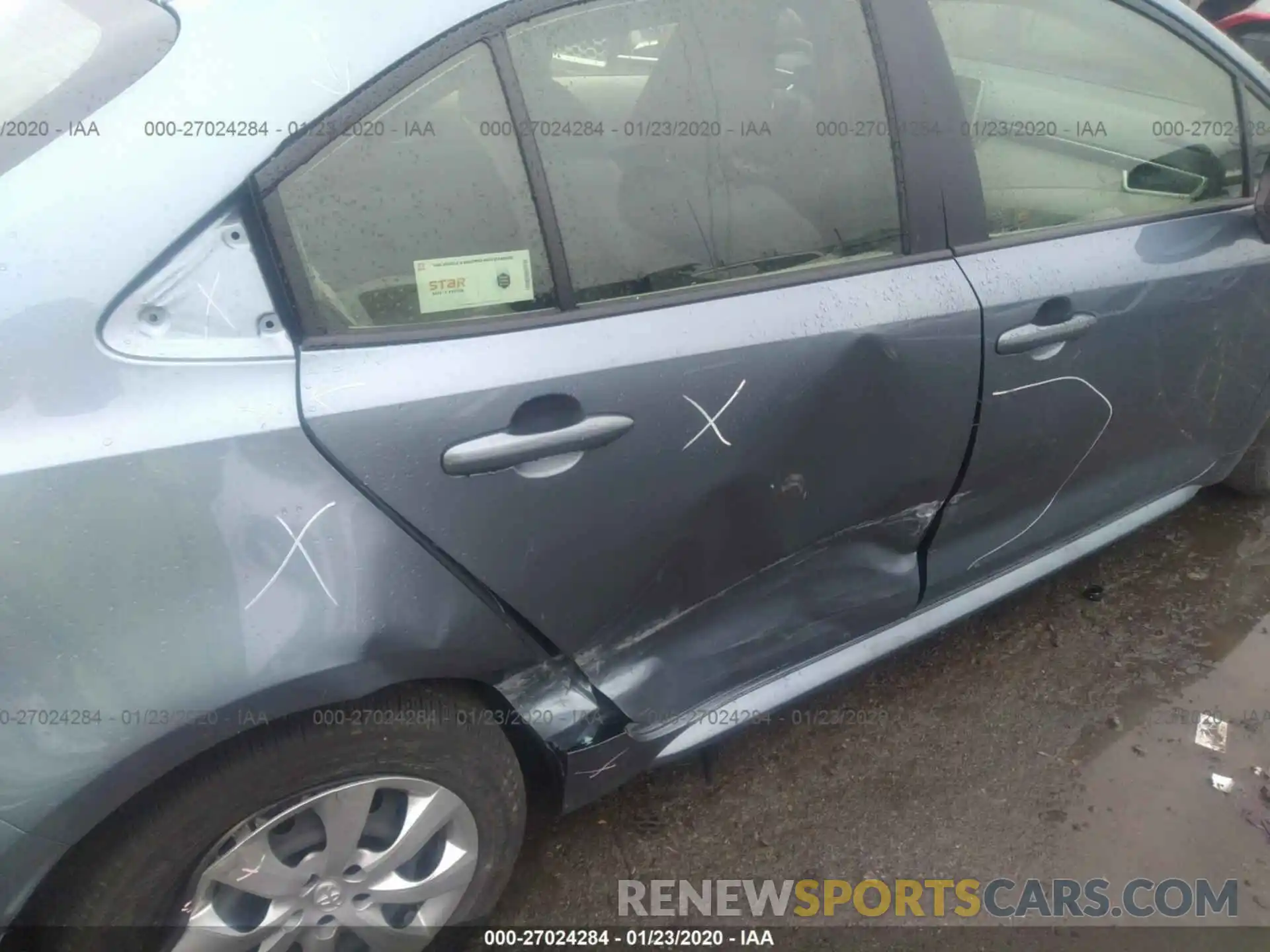 6 Photograph of a damaged car JTDEPRAE6LJ044325 TOYOTA COROLLA 2020