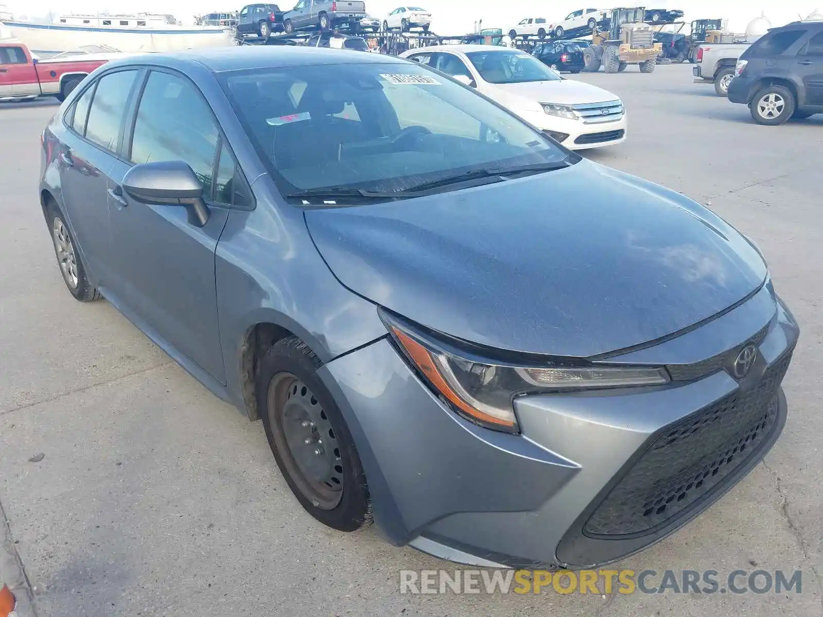 1 Photograph of a damaged car JTDEPRAE6LJ044342 TOYOTA COROLLA 2020