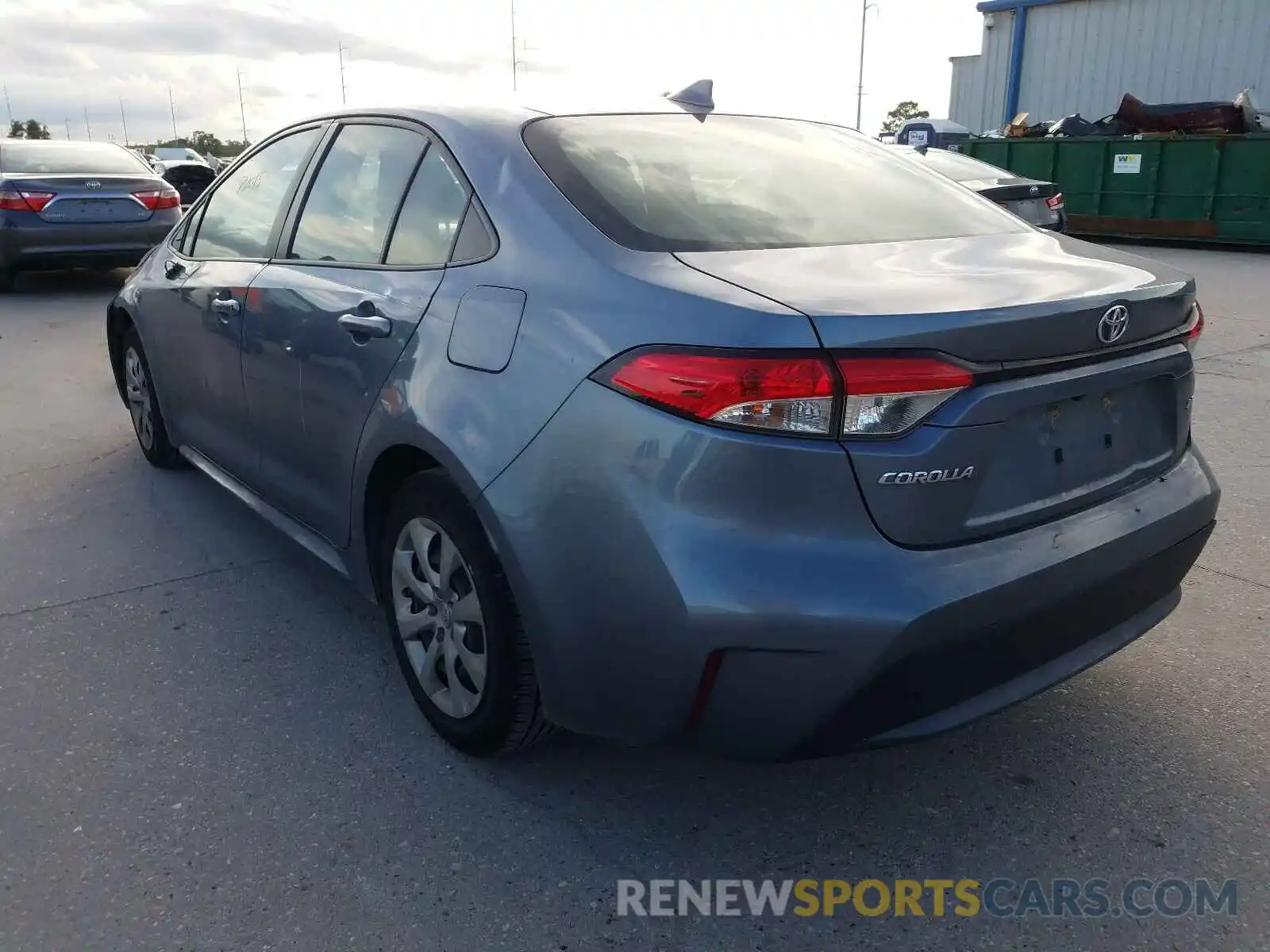 3 Photograph of a damaged car JTDEPRAE6LJ044342 TOYOTA COROLLA 2020