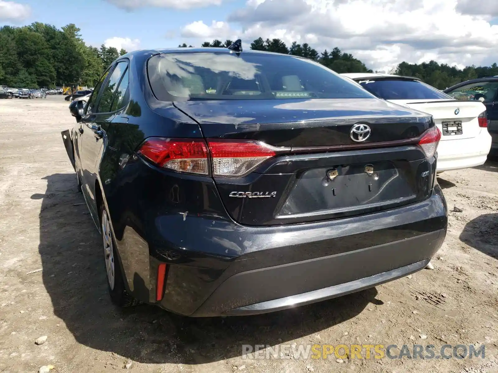 3 Photograph of a damaged car JTDEPRAE6LJ044468 TOYOTA COROLLA 2020