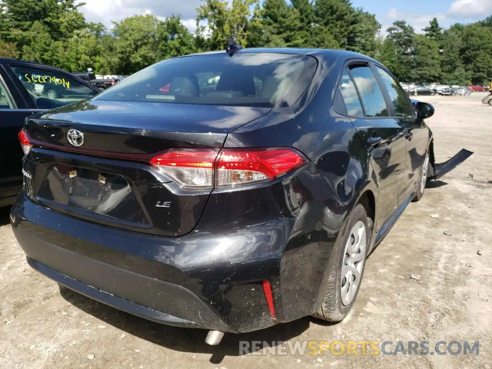 4 Photograph of a damaged car JTDEPRAE6LJ044468 TOYOTA COROLLA 2020