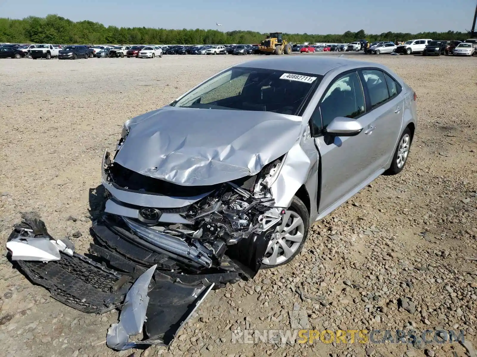 2 Photograph of a damaged car JTDEPRAE6LJ044471 TOYOTA COROLLA 2020