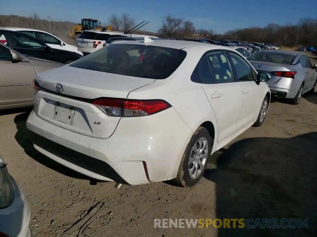 4 Photograph of a damaged car JTDEPRAE6LJ044759 TOYOTA COROLLA 2020