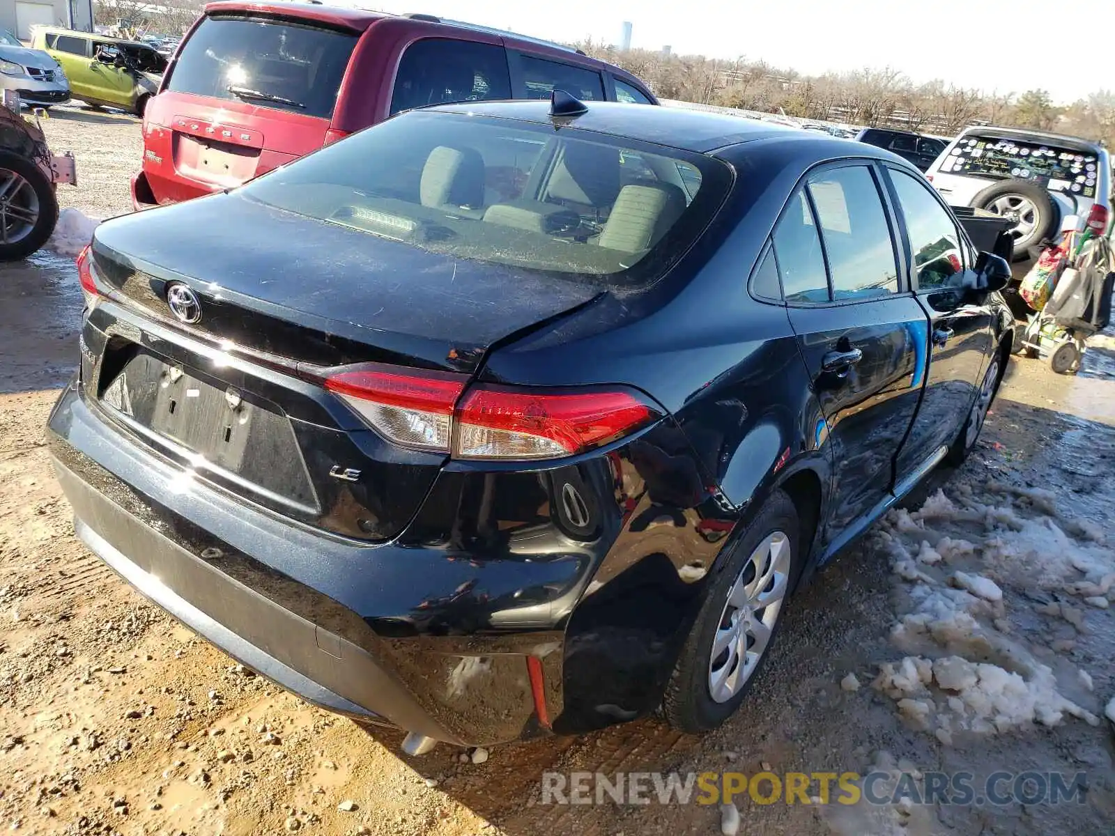 4 Photograph of a damaged car JTDEPRAE6LJ044843 TOYOTA COROLLA 2020