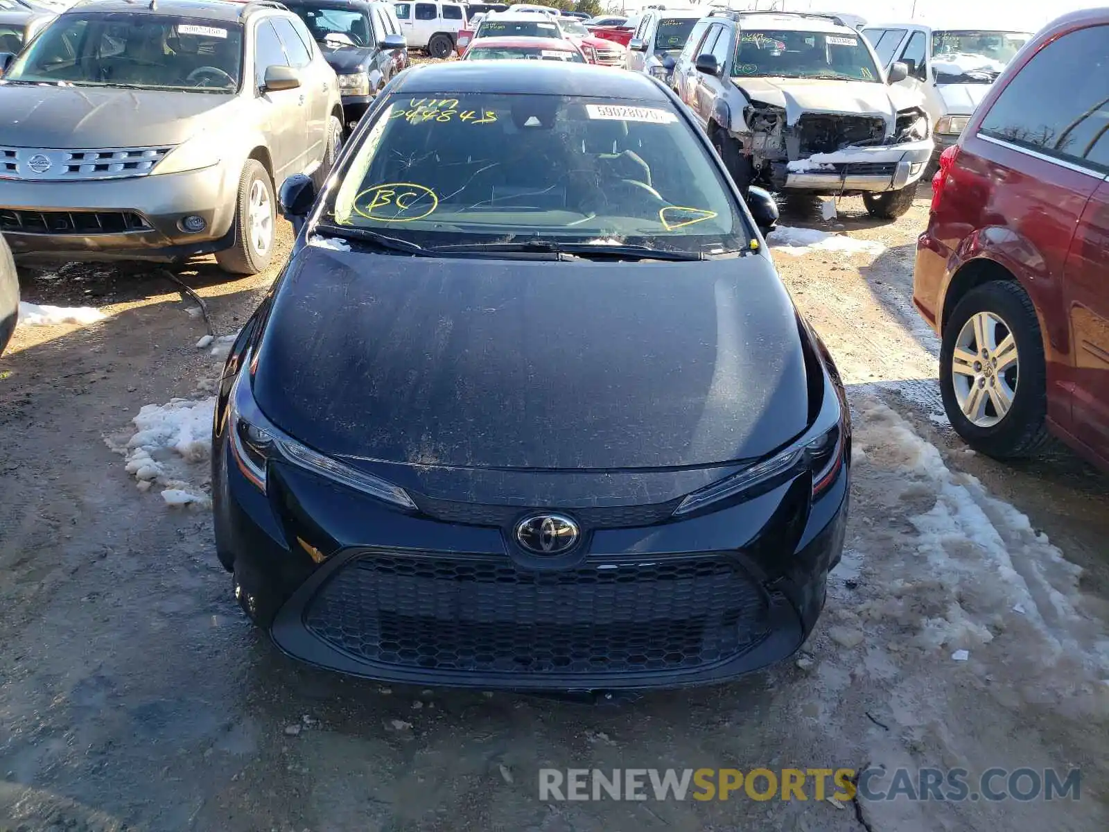 9 Photograph of a damaged car JTDEPRAE6LJ044843 TOYOTA COROLLA 2020