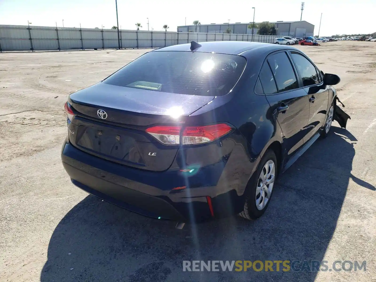 4 Photograph of a damaged car JTDEPRAE6LJ045152 TOYOTA COROLLA 2020