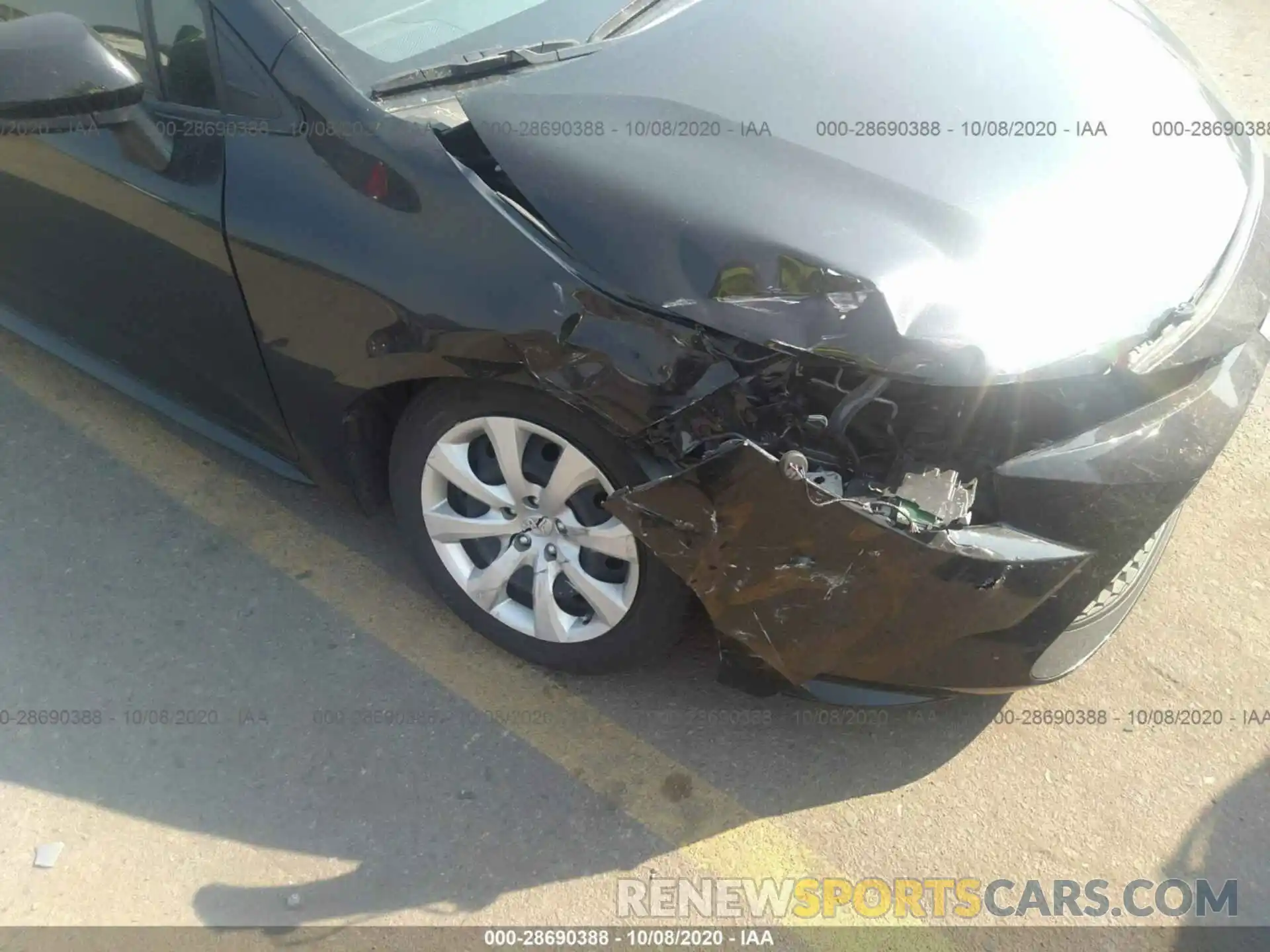 6 Photograph of a damaged car JTDEPRAE6LJ045460 TOYOTA COROLLA 2020