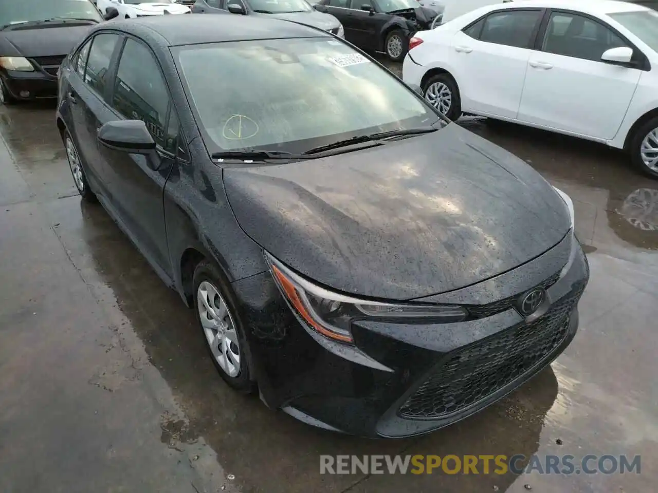 1 Photograph of a damaged car JTDEPRAE6LJ045488 TOYOTA COROLLA 2020