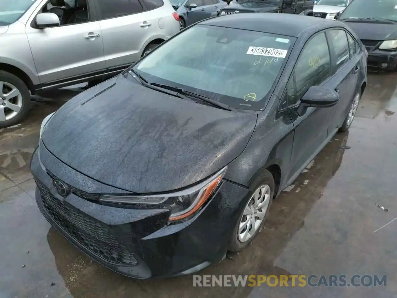 2 Photograph of a damaged car JTDEPRAE6LJ045488 TOYOTA COROLLA 2020