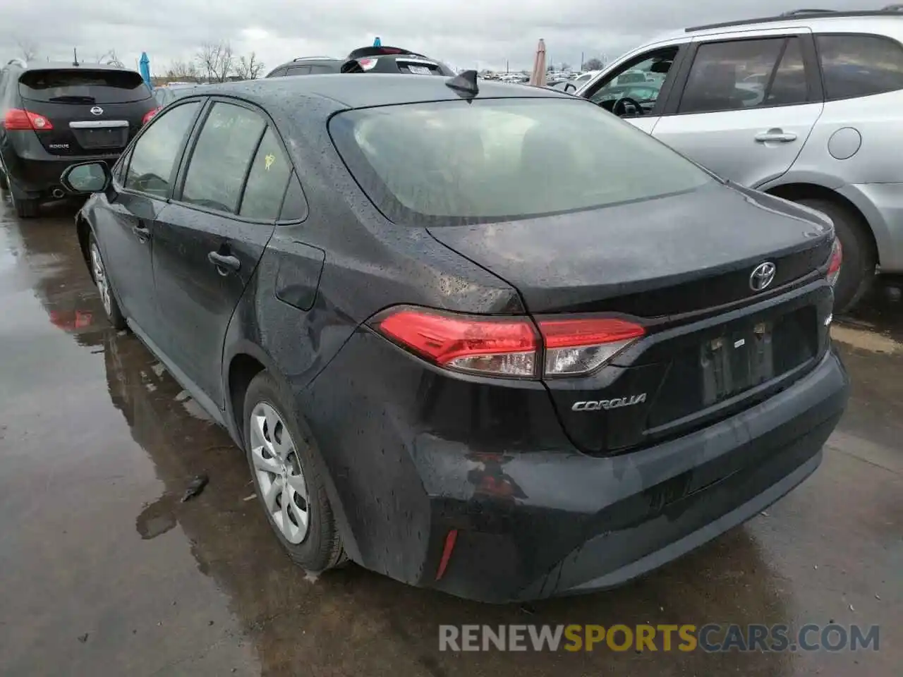 3 Photograph of a damaged car JTDEPRAE6LJ045488 TOYOTA COROLLA 2020