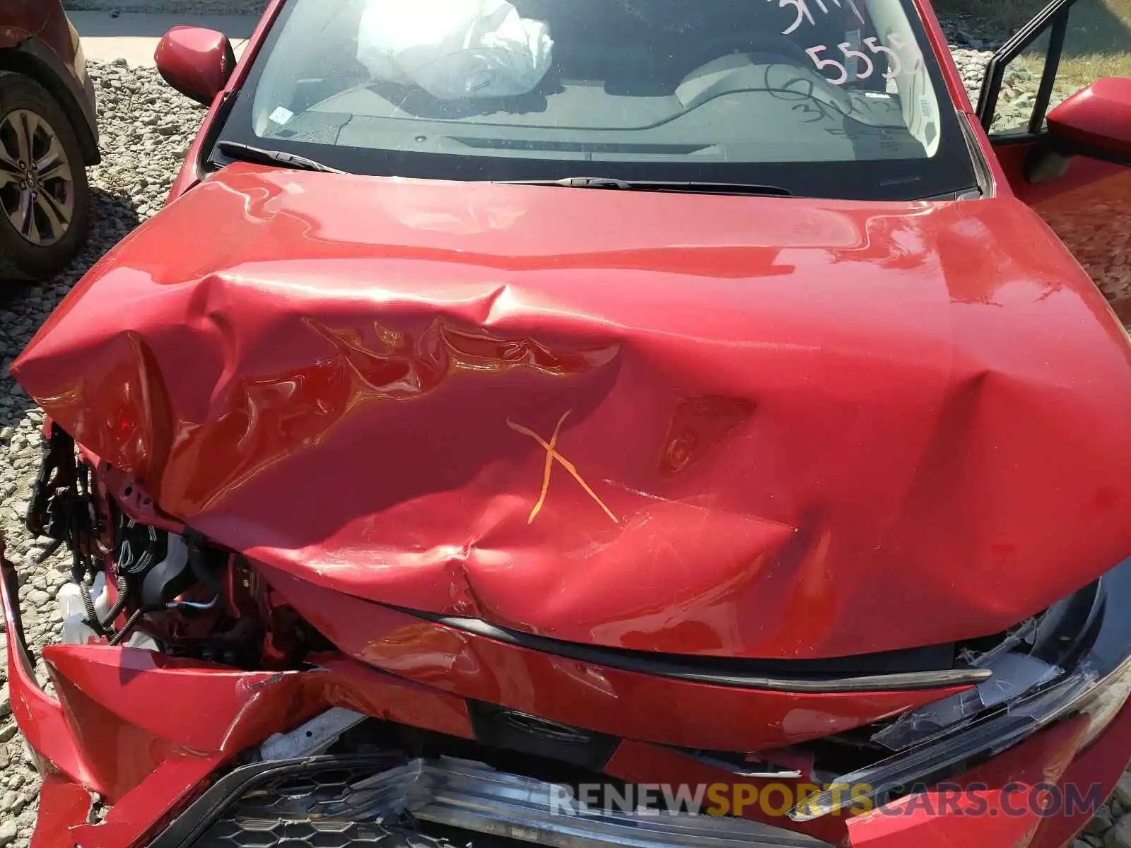 7 Photograph of a damaged car JTDEPRAE6LJ045555 TOYOTA COROLLA 2020