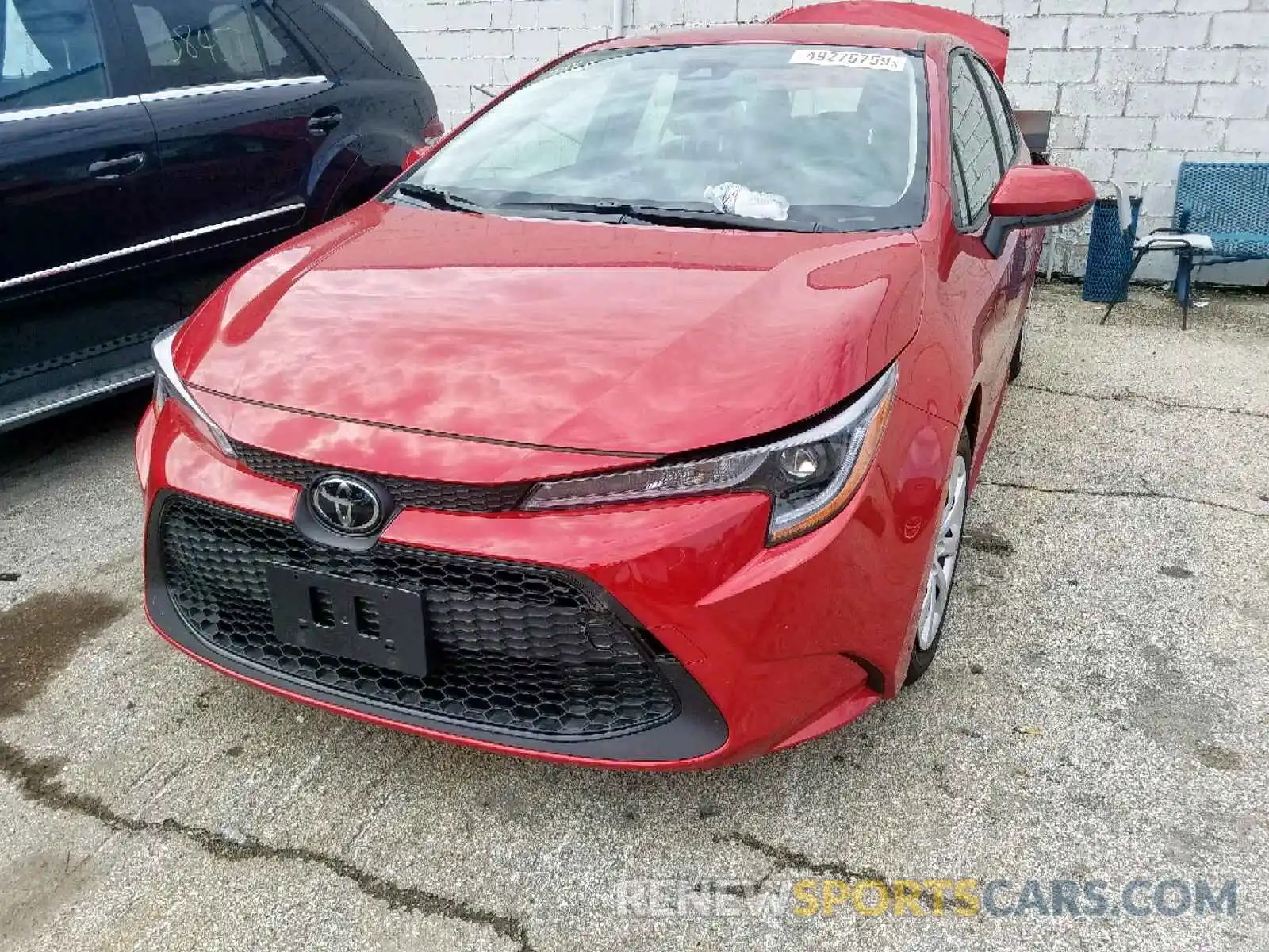 2 Photograph of a damaged car JTDEPRAE6LJ045670 TOYOTA COROLLA 2020