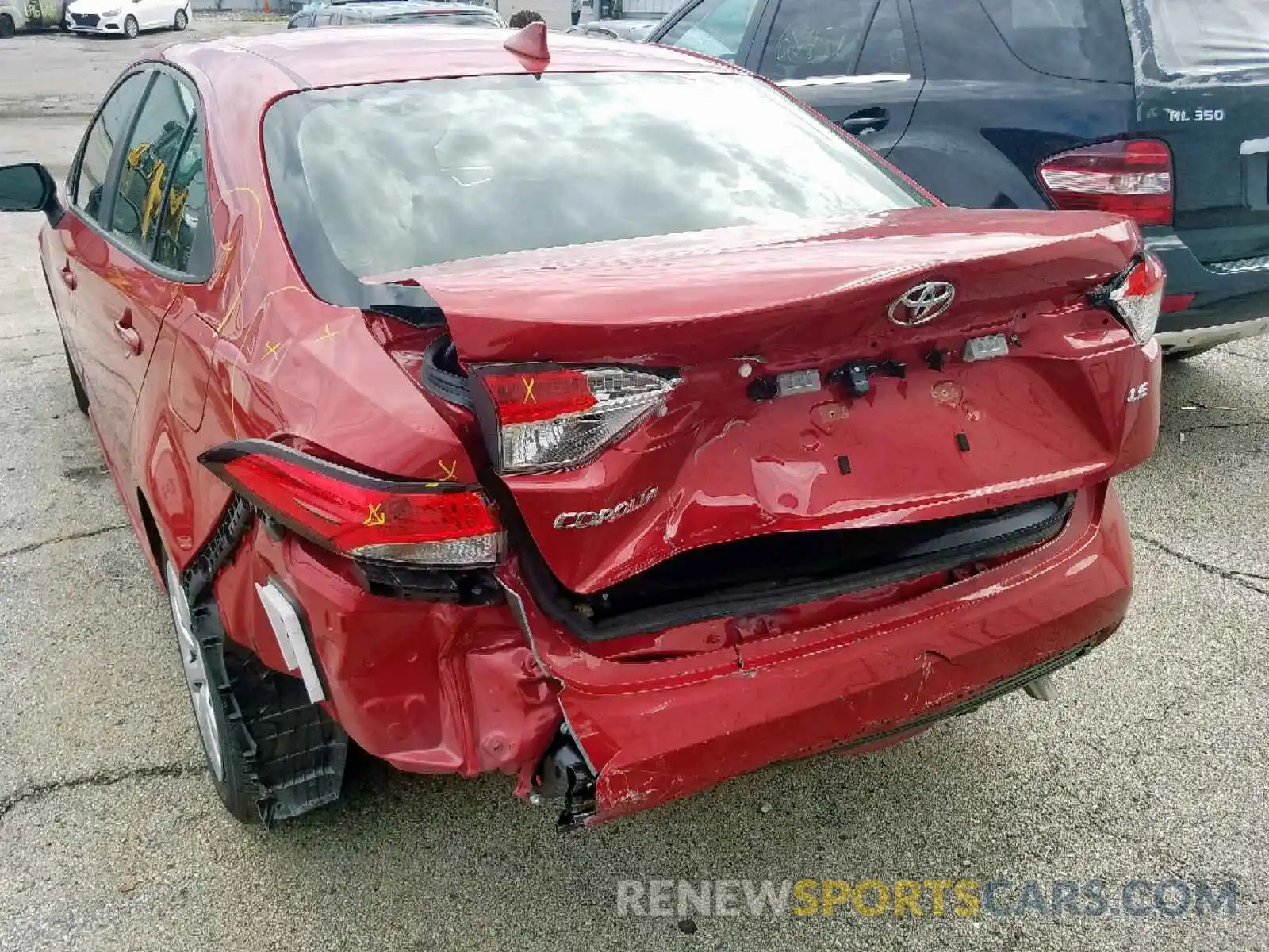 3 Photograph of a damaged car JTDEPRAE6LJ045670 TOYOTA COROLLA 2020