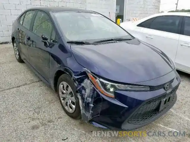 1 Photograph of a damaged car JTDEPRAE6LJ045698 TOYOTA COROLLA 2020