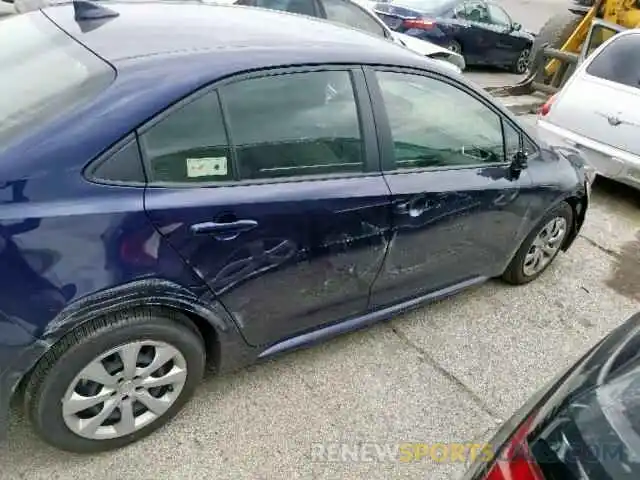 9 Photograph of a damaged car JTDEPRAE6LJ045698 TOYOTA COROLLA 2020