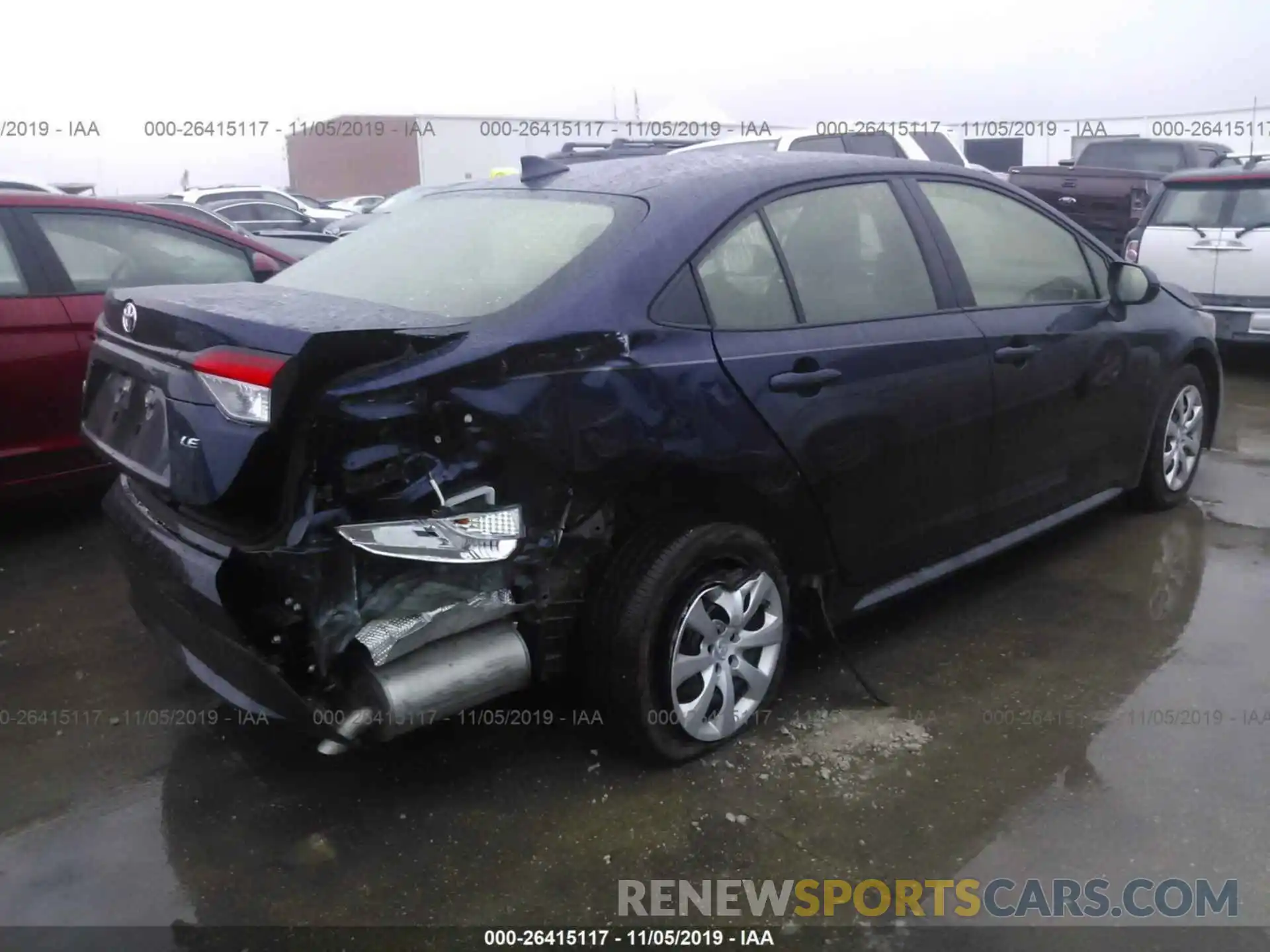 4 Photograph of a damaged car JTDEPRAE6LJ045782 TOYOTA COROLLA 2020