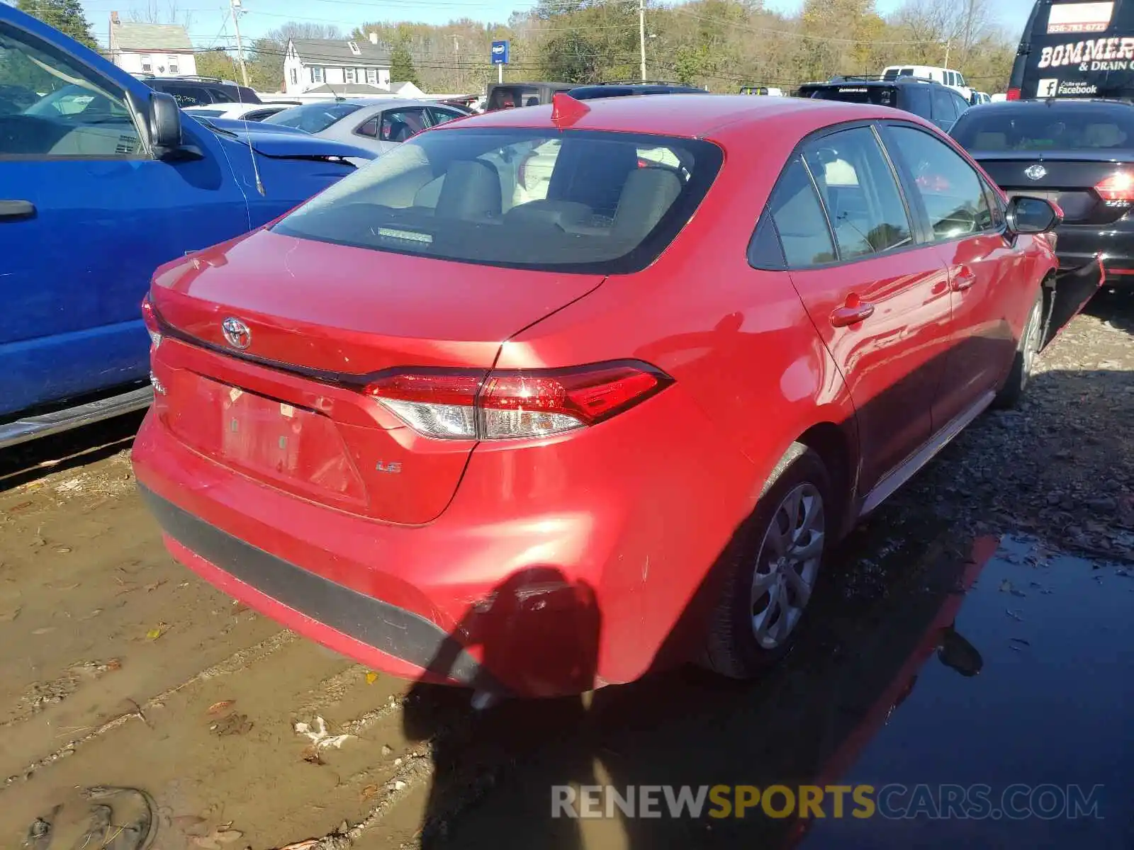 4 Photograph of a damaged car JTDEPRAE6LJ046334 TOYOTA COROLLA 2020