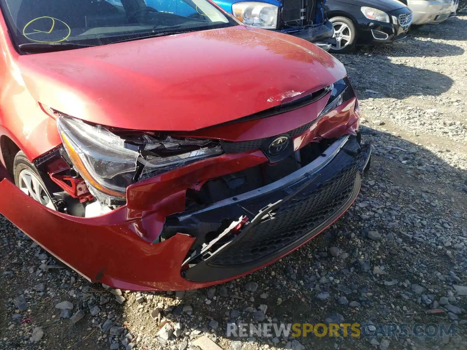 9 Photograph of a damaged car JTDEPRAE6LJ046334 TOYOTA COROLLA 2020