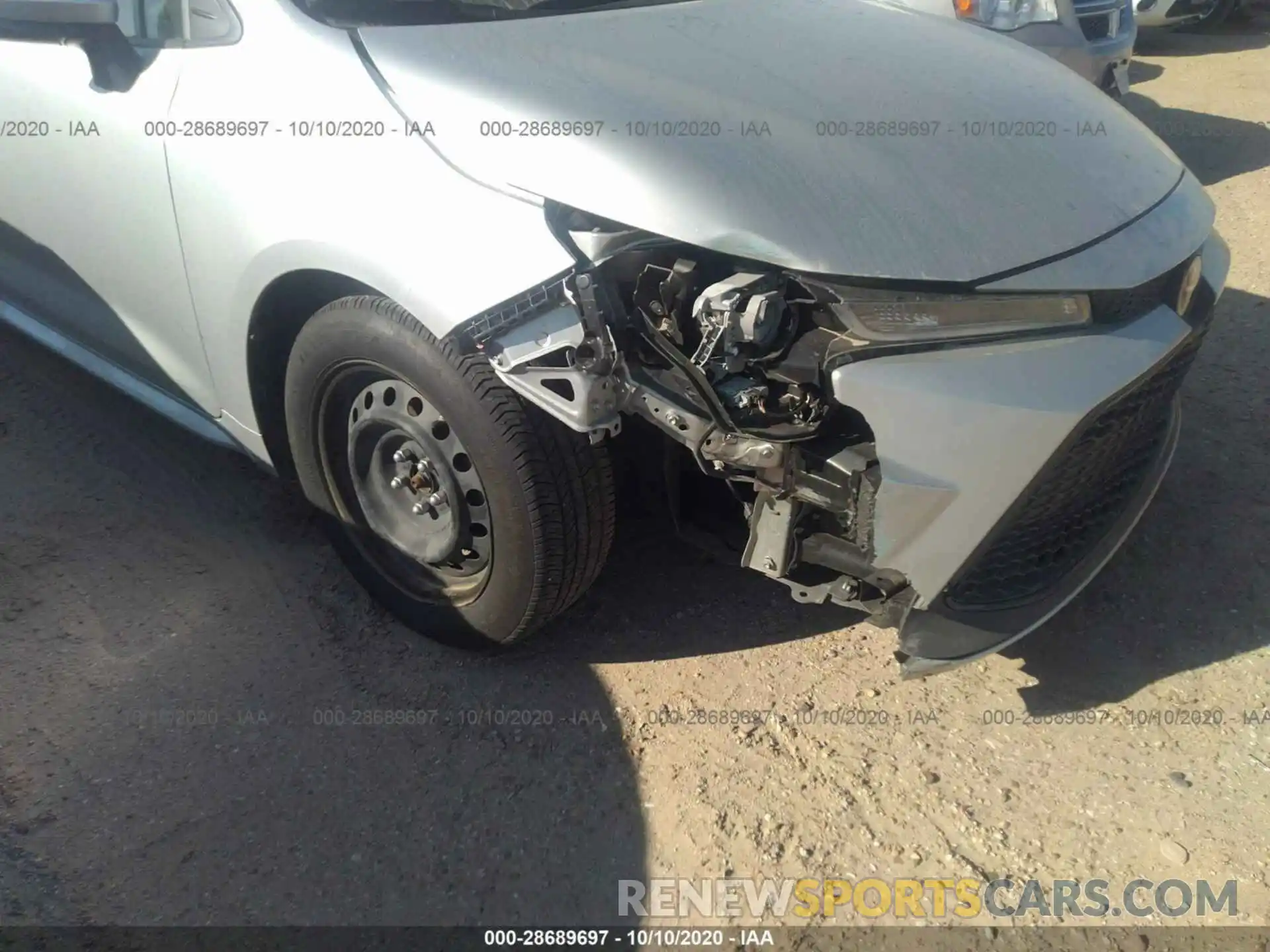 6 Photograph of a damaged car JTDEPRAE6LJ046446 TOYOTA COROLLA 2020