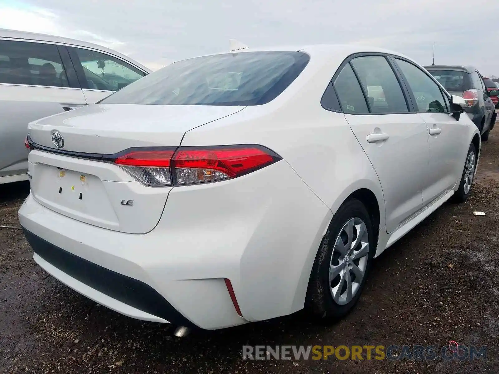 4 Photograph of a damaged car JTDEPRAE6LJ046477 TOYOTA COROLLA 2020