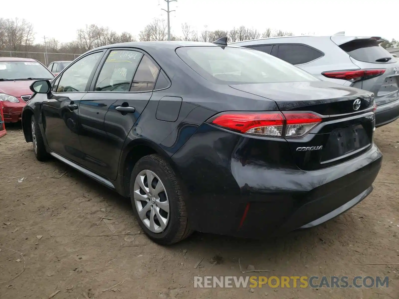 3 Photograph of a damaged car JTDEPRAE6LJ046821 TOYOTA COROLLA 2020