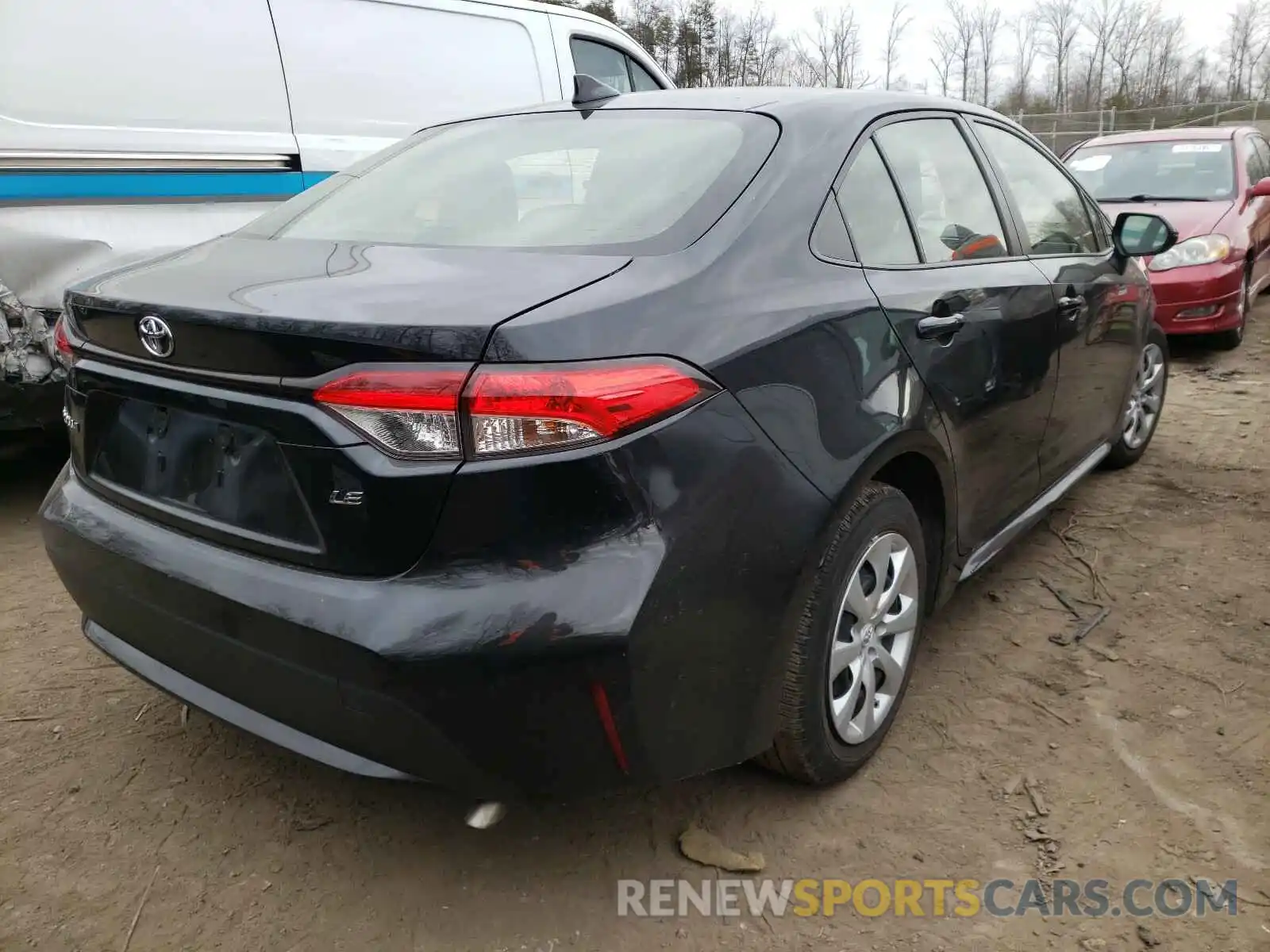 4 Photograph of a damaged car JTDEPRAE6LJ046821 TOYOTA COROLLA 2020