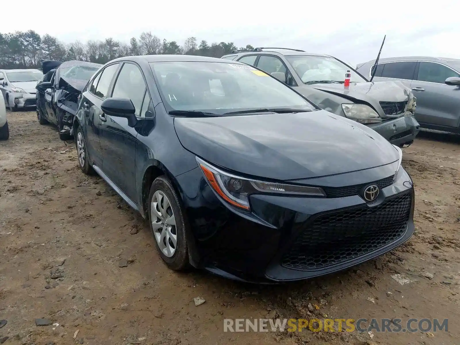 1 Photograph of a damaged car JTDEPRAE6LJ046866 TOYOTA COROLLA 2020