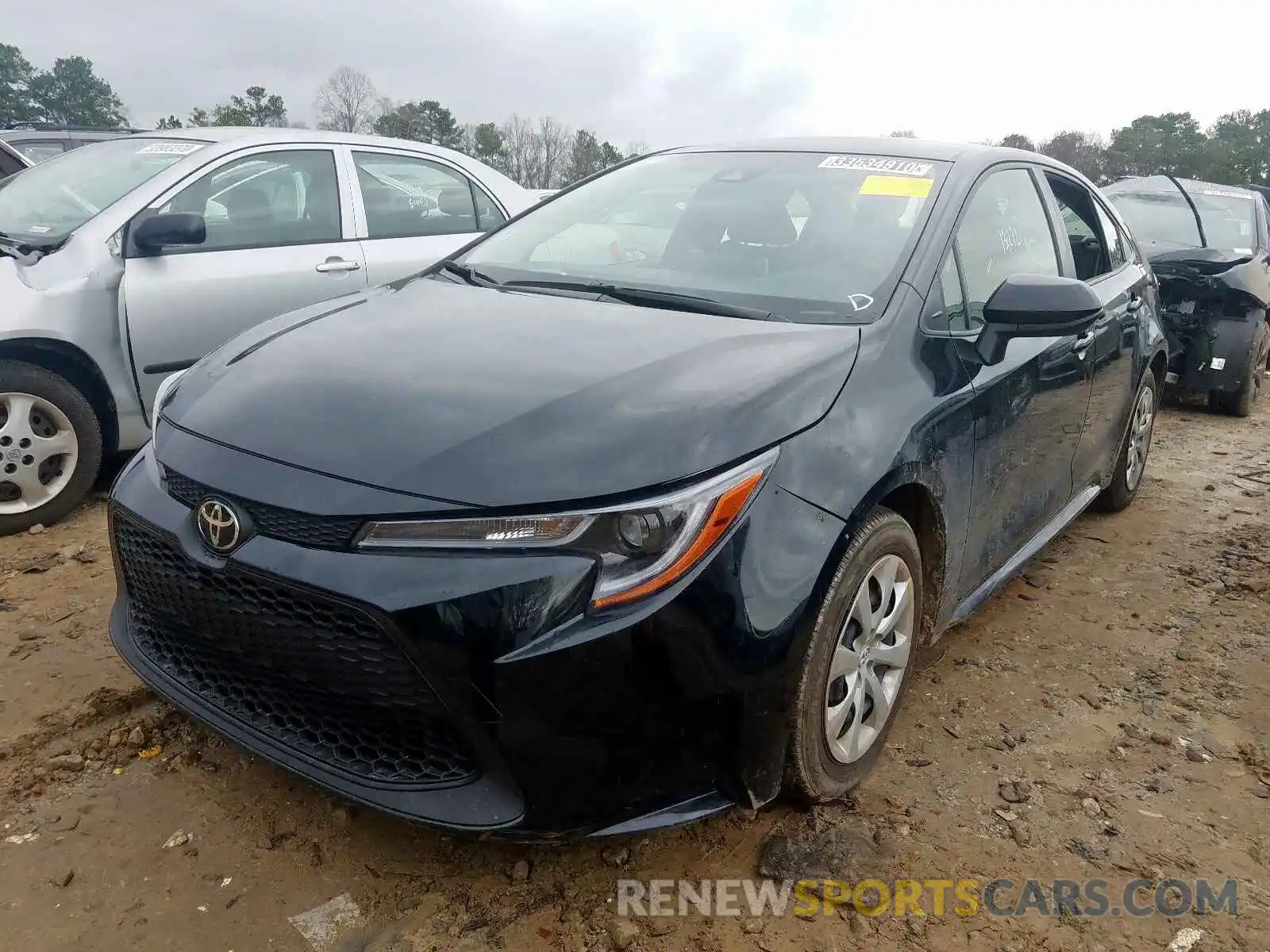 2 Photograph of a damaged car JTDEPRAE6LJ046866 TOYOTA COROLLA 2020