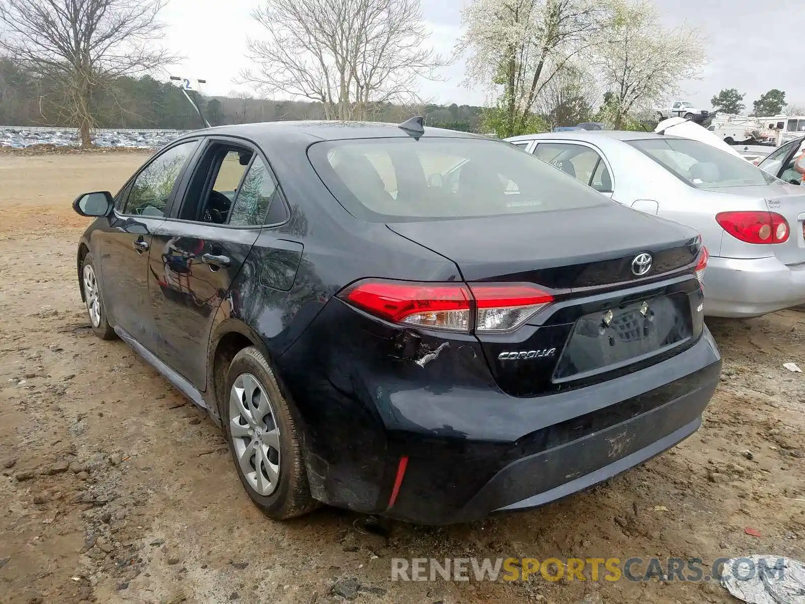 3 Photograph of a damaged car JTDEPRAE6LJ046866 TOYOTA COROLLA 2020