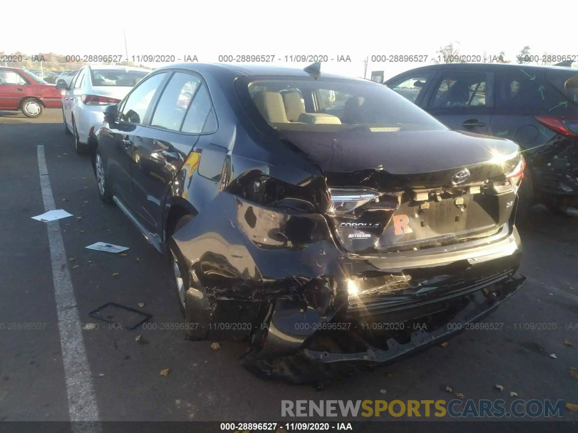 3 Photograph of a damaged car JTDEPRAE6LJ047578 TOYOTA COROLLA 2020