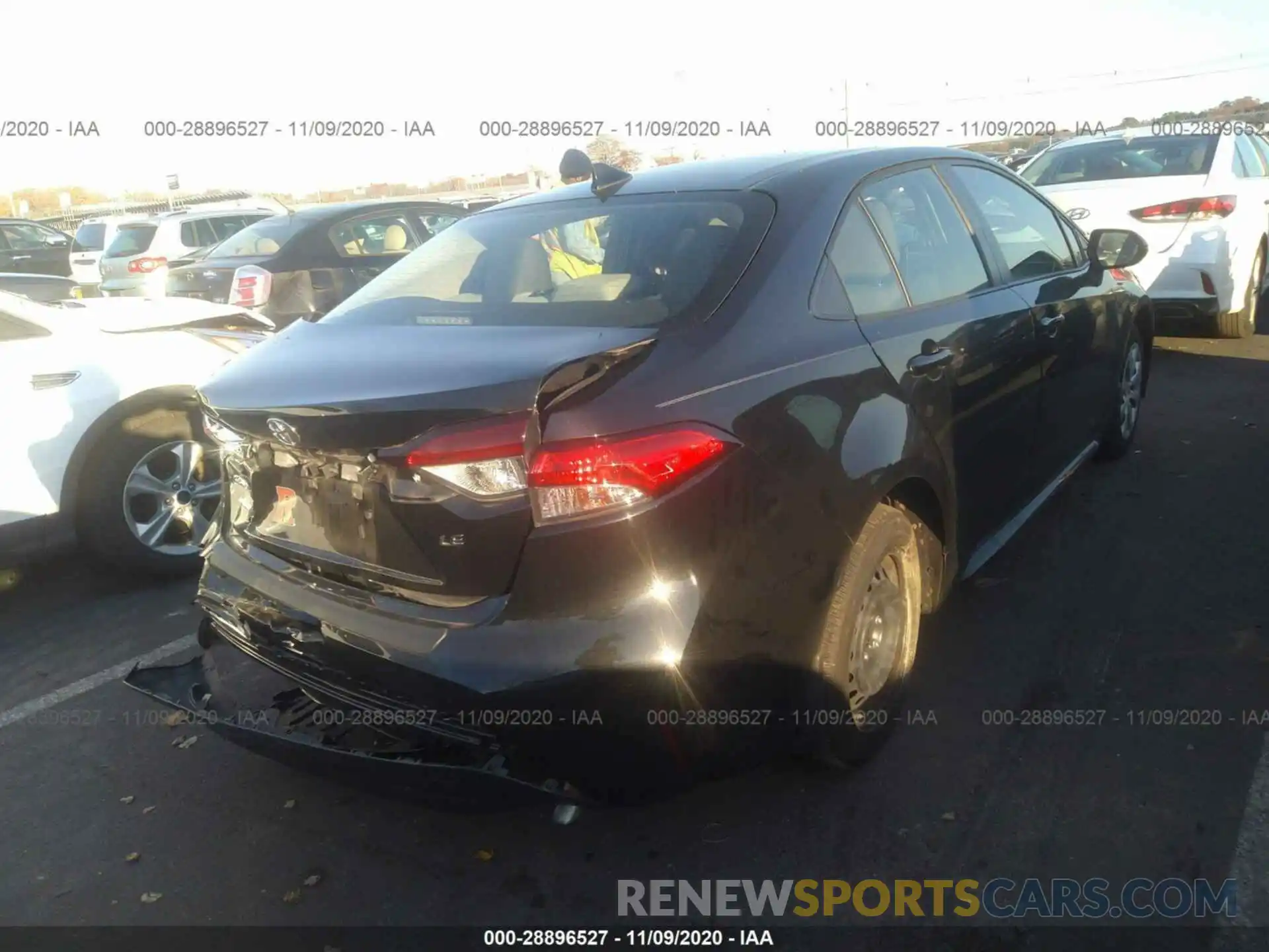 4 Photograph of a damaged car JTDEPRAE6LJ047578 TOYOTA COROLLA 2020