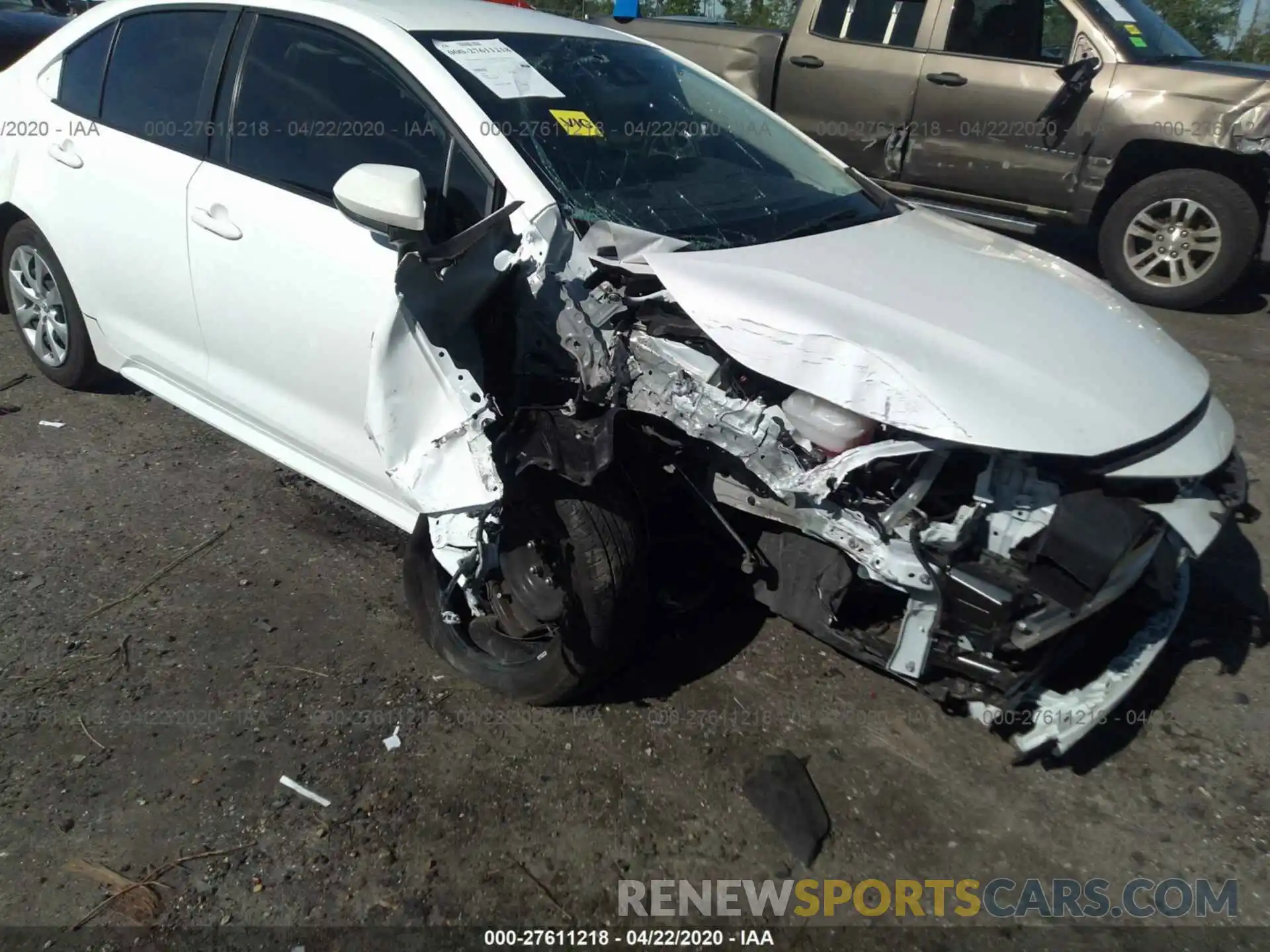 6 Photograph of a damaged car JTDEPRAE6LJ047628 TOYOTA COROLLA 2020