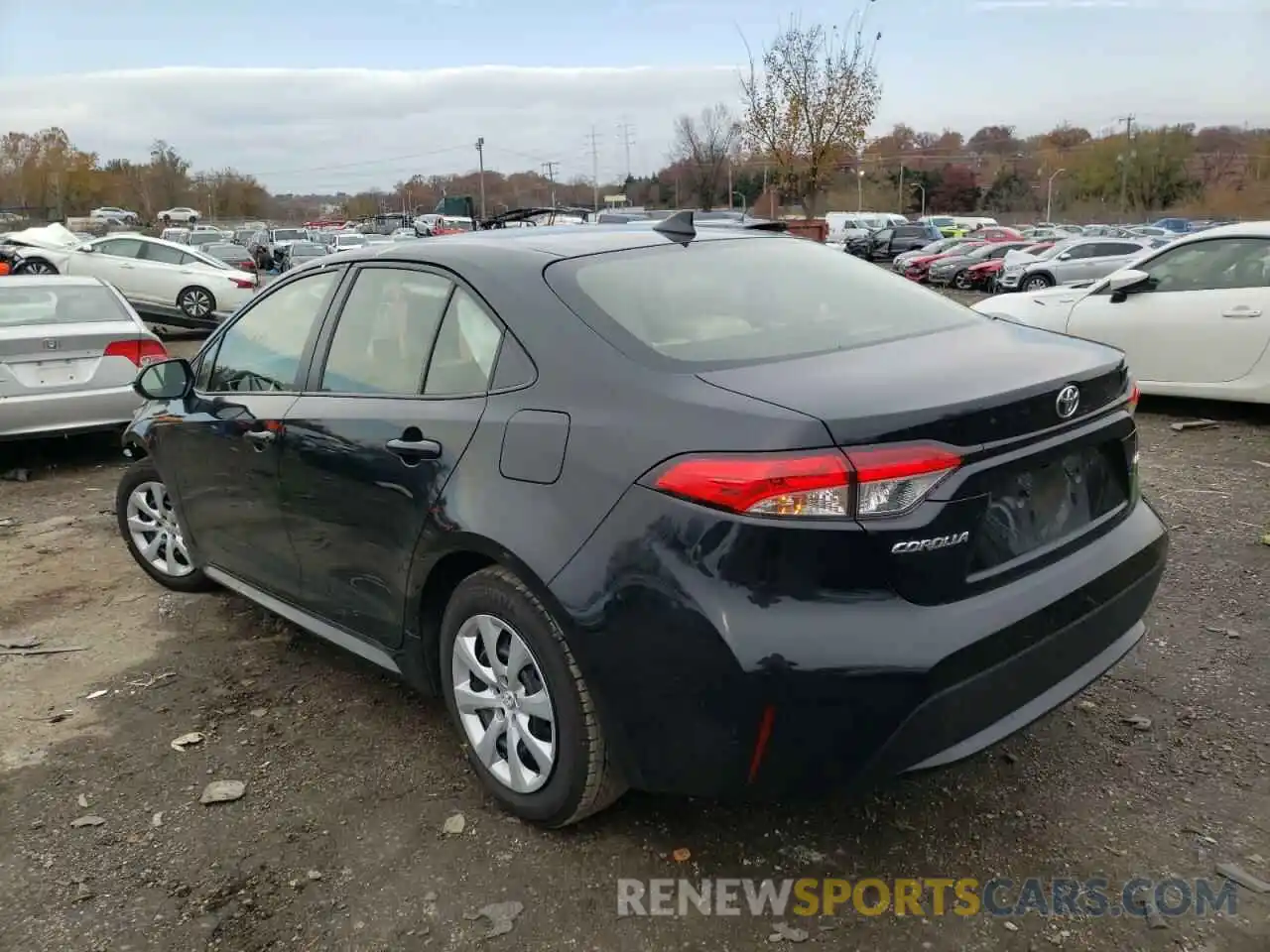 3 Photograph of a damaged car JTDEPRAE6LJ047807 TOYOTA COROLLA 2020