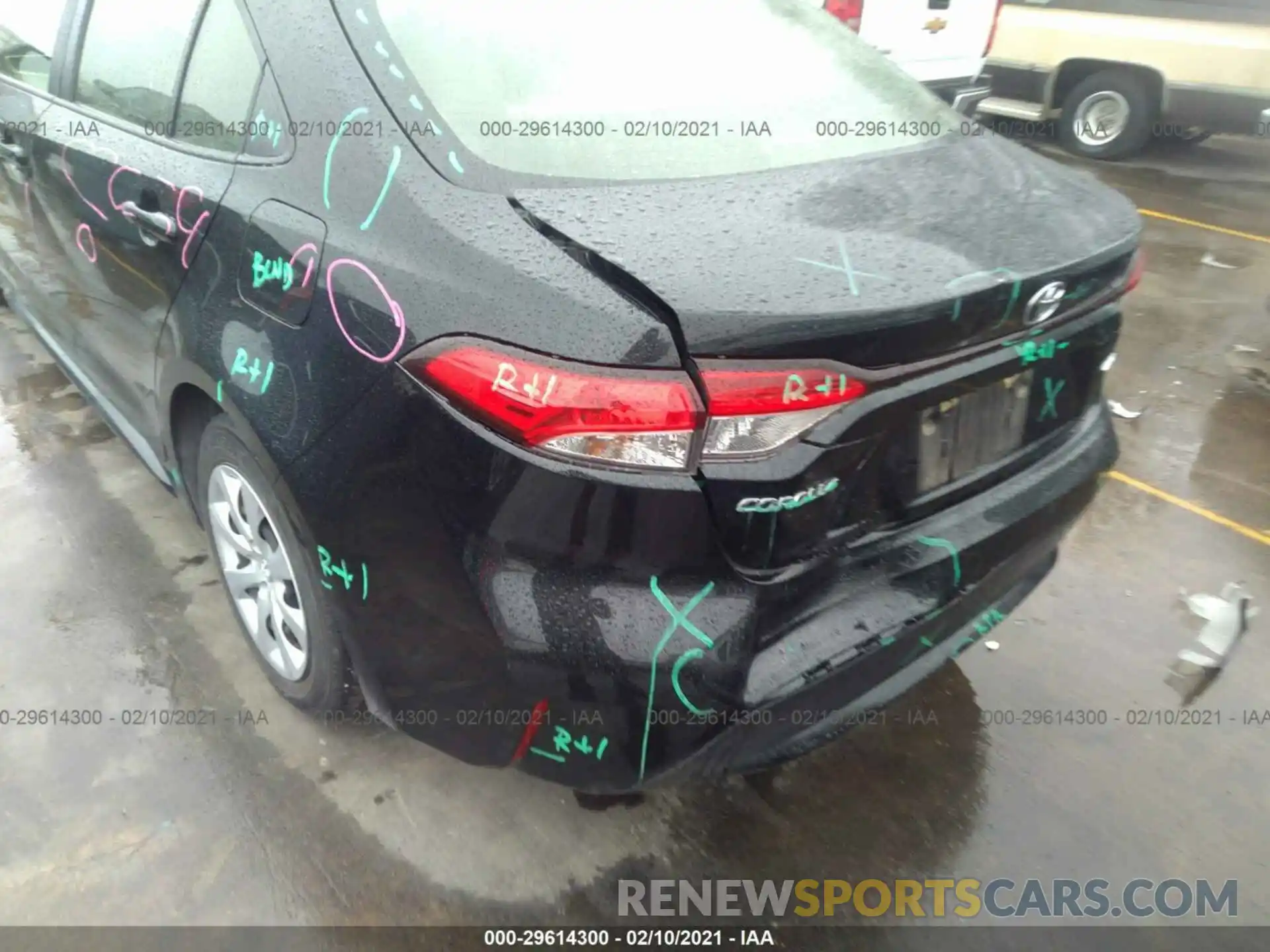 6 Photograph of a damaged car JTDEPRAE6LJ048388 TOYOTA COROLLA 2020