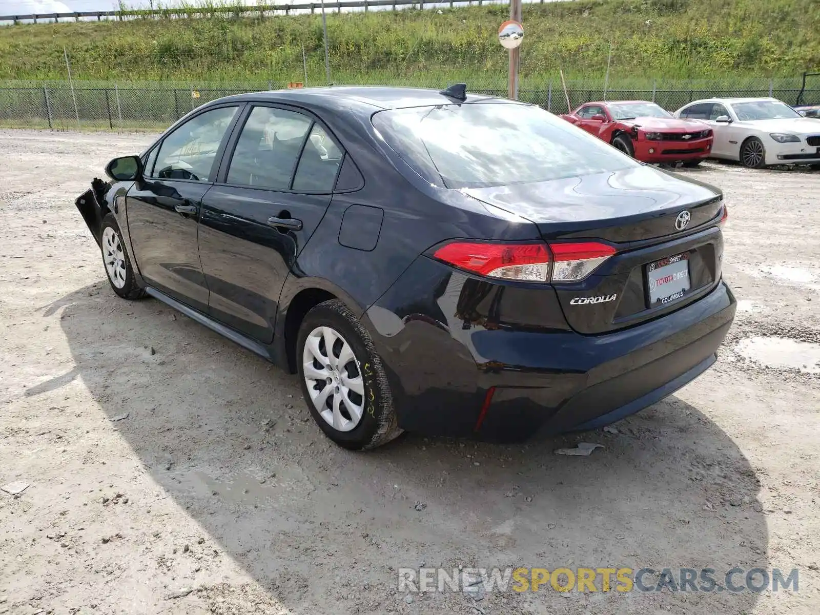 3 Photograph of a damaged car JTDEPRAE6LJ048679 TOYOTA COROLLA 2020